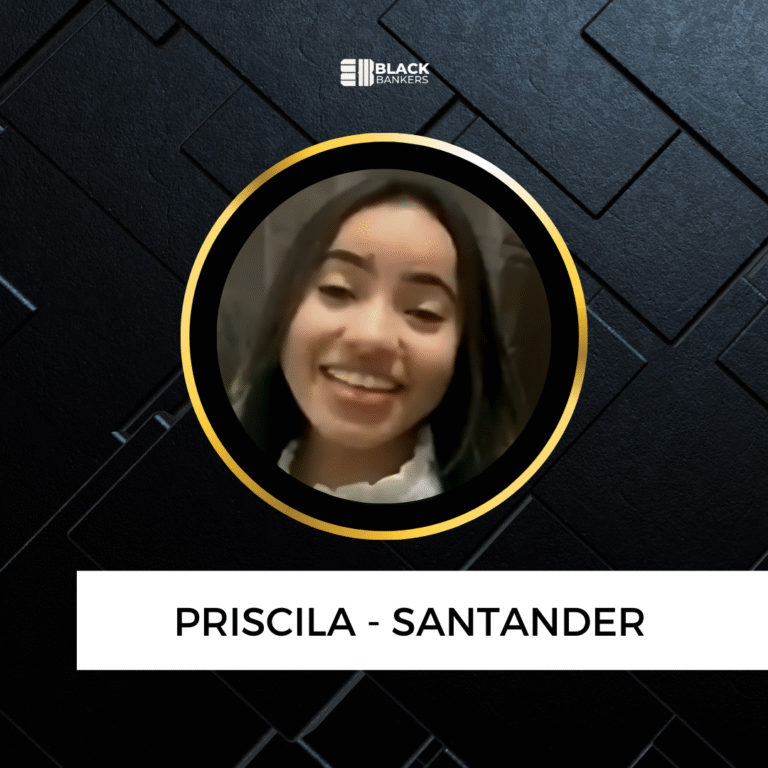 De uma função operacional ao comercial Saiu do caos ao sucesso sendo promovida a Gerente PJ em menos de 6 meses – Priscila