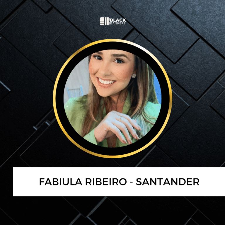 Determinada a crescer,  saiu do varejo no Itaú para se tornar Gerente Van Gogh no Santander sendo destaque em vendas de 150 mil em consórcio- Fabiula Ribeiro